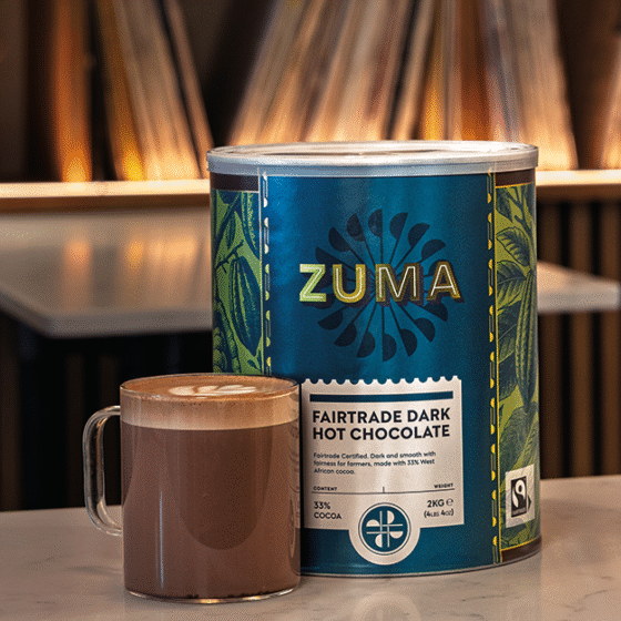 zuma fair-trade dark hot chocolate 2kg