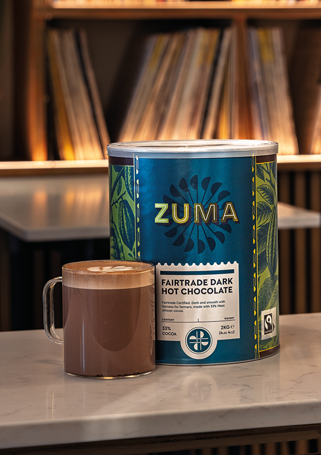 zuma fair-trade dark hot chocolate 2kg